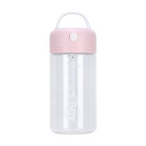 380ml 전기 교반기 병 우유 커피 블렌더 주전자 피트니스 소용돌이 스마트 믹서 물 혼합 컵 휴대용 분말 셰이커, 기본 핑크