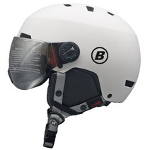 [스키장비] 브렌스 스키 스노우보드 고글 헬멧 V-02G, 화이트