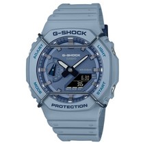 Casio *신상품* 카시오 G-Shock 블루 다이얼 카본 케이스 남성용 시계 GA2100PT-2A