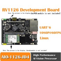 Core-1126-JD4 고성능 AI 비전 코어 보드 RV1126 PC 컴퓨터 데스크탑 컴퓨터 1GB DDR 8GB eMMC, 02 Main Board_02 2G 16G