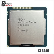 인텔 코어 i3-3240 i3 3240 3.4GHz 듀얼 코어 CPU 프로세서 3m 55w lga 1155, 한개옵션0