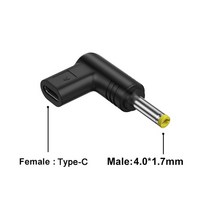 유심라우터 lte라우터 와이파이라우터 USB C PD DC 전원 커넥터 범용 12/15/19V 유형 잭 플러그 충전 어댑, 04 DC4.0x1.7_01 19V