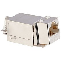 C2G/Cables to Go 35217 90° Cat6 RJ45 UTP Shielded Keystone Jack, 1