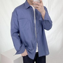 뉴클로 남자 봄 여름 기본 베이직 린넨 데일리 오버핏 남방 셔츠 8컬러 [SI-14]