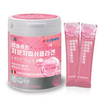새콤달콤 포도맛 앱솔루트 저분자피쉬콜라겐 30포 비오틴 비타민 미네랄 히알루론산 함유 이너뷰티, 6개, 60g
