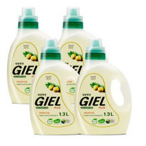 세제혁명 NEW 지엘플러스 투명 파워효소 액체세제, 4개, 1.3L