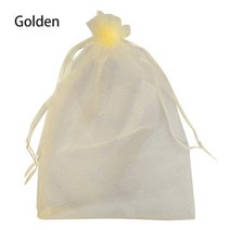 20/50/100PCS 포도 과일 보호 가방 정원 Drawstring 그물 메쉬 안티 조류 식물 나무 Organza, Gold_10x15 cm(50pcs)