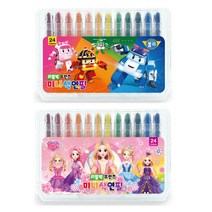 로이북스 리틀빅프렌즈 로보카폴리&해피스텔라 색연필 24색상 2종택1, 1_로보카폴리 24색, FREE