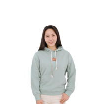 가족티 패밀리룩 돌촬영 민트 베어 후드 남여공용 긴팔 후드티