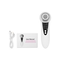 고주파 리프팅기 피부관리기 EMS 고주파 얼굴 마사지 기계 리프트 진공 전기 블랙헤드 리무버 주름 제거, 04 White Massager