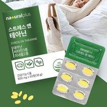 스트레스 긴장 완화 데아닌 영양제 취준생 면접 수험생 불안해소 고시생 긴장해소 직장인 꿀잠 심신안정