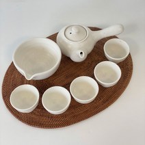 백자 5인 다기세트 여주 다기잔세트 찻잔 다도, 쿠팡 본상품선택