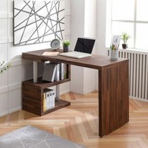 멀티 소형 ㄹ 1200 책상 세트, 색상:메이플