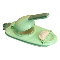 스킨포장기 주방 도구 만두 제조기 DIY 키트 래퍼 프레스 수동 노동 절약 라비올리 Empanadas 반죽 피부 전기판 휴대용, [01] Green