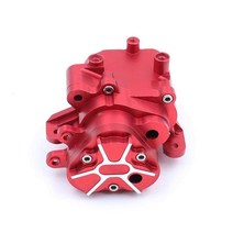 1:10 RC 크롤러 TRAXXAS TRX4 TRX6 기어 박스 부품을위한 금속 변속기 센터 기어 박스 케이스, 하나, 빨간색