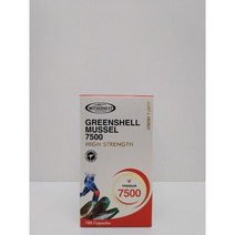 Australia 직구 마더네스트 그린 쉘 머셀 7500 초록 홍합 100캡 1pack, 상세참조, 수량