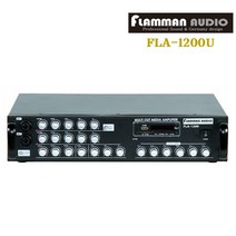 FLAMMAN FLA-1200U 고출력 멀티앰프 카페 매장용 다용도앰프 6채널 1200W 대한민국 국산