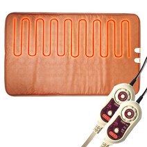 카모아 6단 다이얼방식 차박 캠핑용 온열매트(황토-12V) 110cm X 170cm