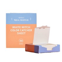백색마녀 백금나노 이염방지시트 물빠짐 방지 세탁 티슈, 3개, 30매입