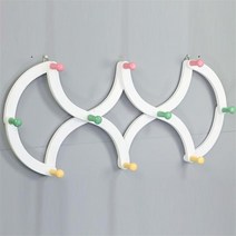 U자 자바라 행거 400 옷걸이 후크 벽걸이, one_color