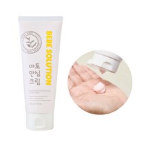 베베솔루션 아토안심크림 120ml (신생아 유아 어린이 피부를 위한 저자극 고보습 수딩 베이비 크림) 침독 아토피 가려움증 동전습진 건조한 아기 피부, 1+1