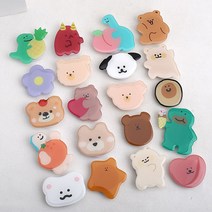 바네코쥬얼리 캐릭터 에폭시 그립톡 스마트톡 핸드폰 거치대 75종, 029_옐로우몬스터 @0923