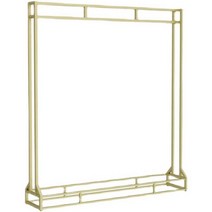 파이프 행거 옷걸이 웨딩드레스 양복 높은 철제 전시, (단층) 180x40x200cm 실버