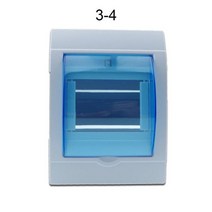 두꺼비집 배전단자 분전상자방수 전기 배전함 홈 스위치 보호 케이스 2-33-4 방법 벽 장착 회로 차단기 au04 20, b