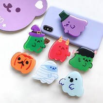 3M 거치대 할로윈 에폭시그립톡 톡홀더 이지그립 악세사리 스마트폰 스마트톡 유령 아크릴톡 그립팝, 오유령