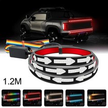 Led 테일 게이트 트럭 라이트 스트립 바 방수 7 기능 후진 미등 브레이크 정지 신호 경고등, 02 1.2M