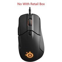 STEELSERIES 라이벌 310 RGB 유선 마우스 USB 광학 게임 12000 CPI 스플릿 트리거 버튼 CS GO LOL OW, CSGO 버전