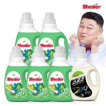 쉬슬러 세탁 액체 유칼립투스 고농축 세제 미니 650ml 5개 + 스포츠의류 도복 등산복 냄새제거 650ml 1개, 단품