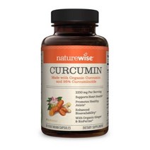네이쳐와이즈 커큐민 2250mg 베지 캡슐, 90개입, 1개