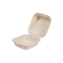 파피루스 펄프 도시락 햄버거 용기 B-003, 100개