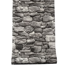 돌담 벽지 인테리어 배경지 9.5m x 0.53m, 283053 + 접착제