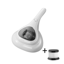 Hobbiesyos UV 침구청소기 살균 가정용 무선 진드기 제거기, 흰색+1필터