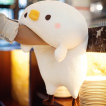병아리 모찌 꿀잠 마약 베개 바디필로우 손보온 쿠션 대형 흔한남매쿠션 집순이필수템, 병아리_화이트