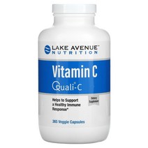 레이크 에비뉴 뉴트리션 Lake Avenue Nutrition 비타민C Quali-C 1 000mg 베지 캡슐 365정