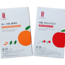 공차 허니 자몽 블랙티 20T +애플 히비스커스티 20T (액상타입)