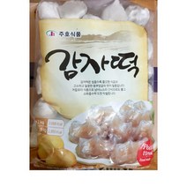 [더착한푸드]감자떡(주호 1.5K) 식자재마트 대용량 업소용 감자전분 강원도감자떡 돼지감자 감자 주호감자떡 감자떡맛집, 1.5kg, 1개
