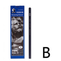 콘테 Maries연필 소묘 회화 초보자 미술 목탄화 연필 2H2B12B14B무광 콩테, T15-Maries B12개