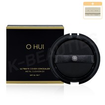 오휘 얼티밋 커버 컨실러 메탈 쿠션 EX 리필 15g (+1ml 샘플 증정), 1EA_리필, 1호