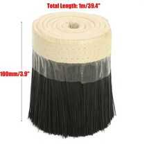 진공청소기 부품 70mm/100mm 나일론 브러시 진공 청소기 조각 기계 먼지 커버 CNC 라우터 스핀들 모터, [02] 100mm