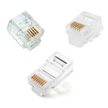 RJ45 RJ12 RJ11 100개 랜선 플러그랜잭 rj45잭 전화선, NT102. 선택02-RJ12 6P6C 100EA