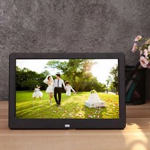 전자액자 디지털액자 스마트액자LED 백라이트 HD 1024*600 디지털 포토 프레임 전자 앨범 사진 음악 영화, 01 Black_04 AU Plug