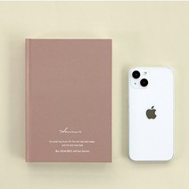 고급 양장 라인노트 (컴팩트한 B6사이즈 208페이지/360도 펼쳐짐/7.5mm 간격 라인/비침적은 120g 백색 모조지), 4. 세이지 그린