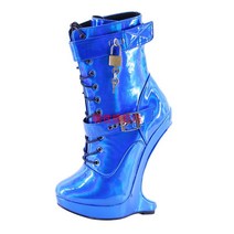 까치발 킬힐 폴댄스 플레져힐 이그조틱 힐없는 블루 하이 발레 드랙 가보시 부츠 통굽 스트랩