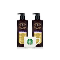한정판)닥터그루트 힘없는모발 샴푸 400ml 2개+스타벅스 머그컵(색상랜덤)