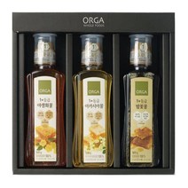 ORGA 답례 감사 명절 선물세트 꿀 1호 야생화 아카시아 밤꽃꿀 1box 회사 교회 친정 처가 시댁 큰댁, 7개