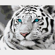 코팅블루 400종 정품 명화그리기 유화액자 그림풀세트, J-24.사냥감을 찾은 백호